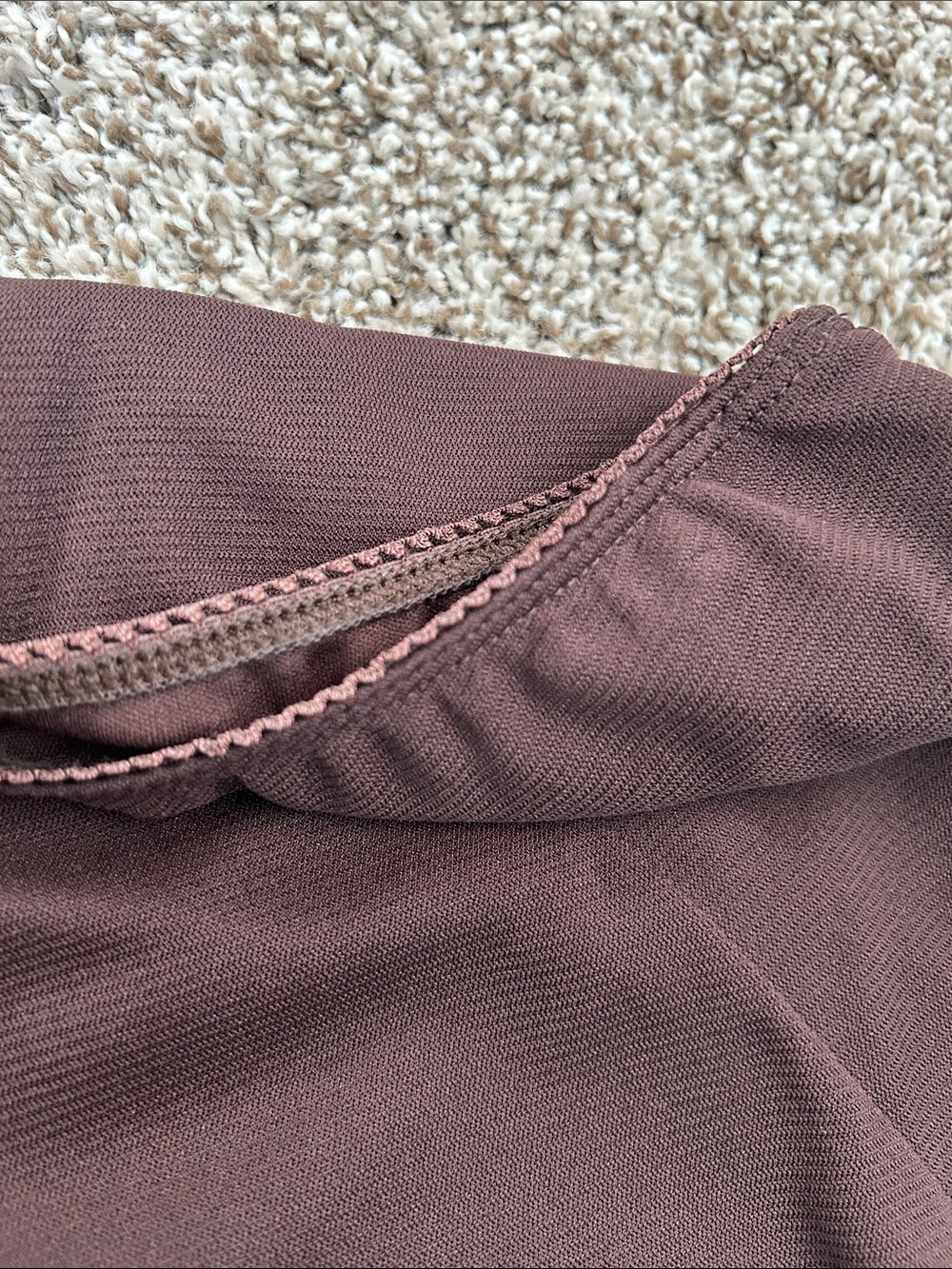 Vintage A. Byer Brown Asymmetrical Handkerchief Hem Skirt | Pristine | Large - Picture 7 of 13